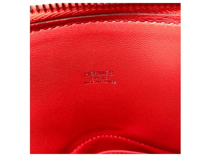 Hermès Hermes Bolide 31 Handbag in Red - view 6