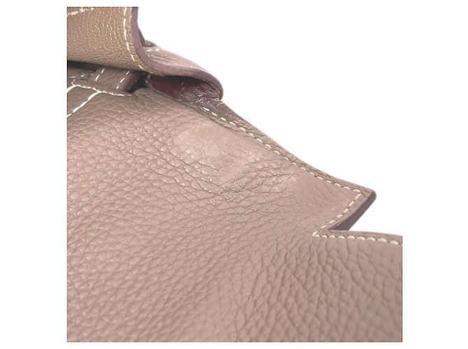 Borsa Hermès Kelly 32 Taupe - vista 11