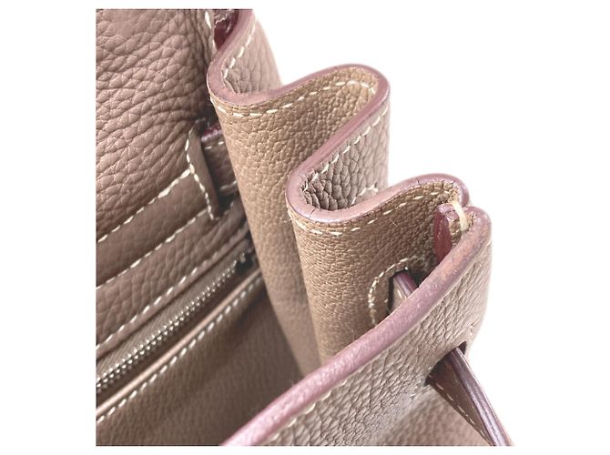Borsa Hermès Kelly 32 Taupe - vista 14