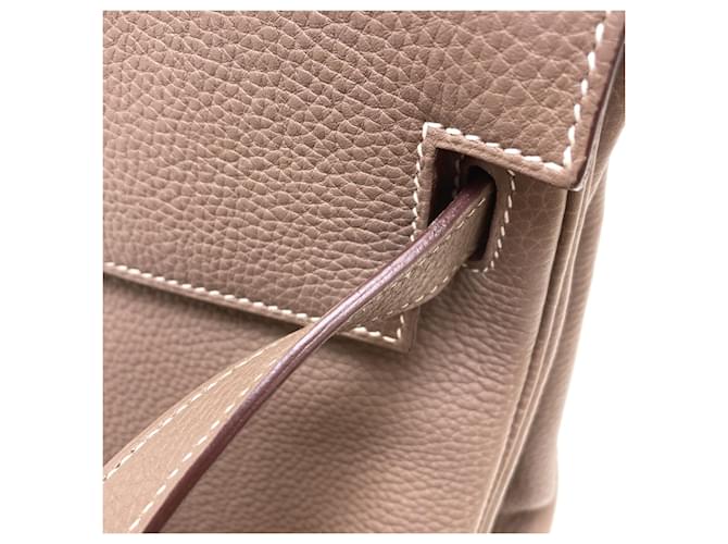 Borsa Hermès Kelly 32 Taupe - vista 17
