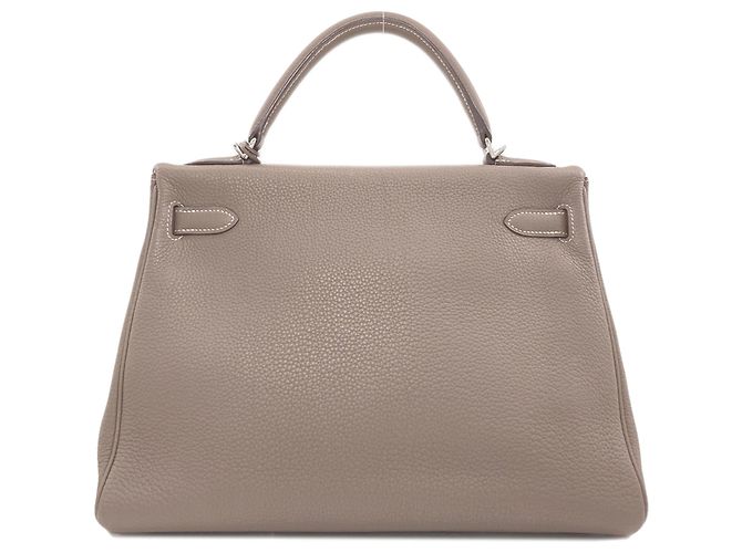 Borsa Hermès Kelly 32 Taupe - vista 2