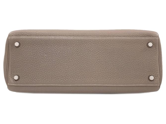 Borsa Hermès Kelly 32 Taupe - vista 4