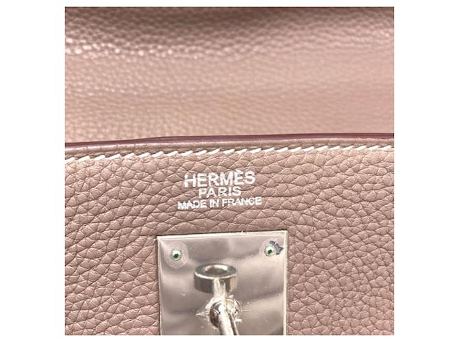 Borsa Hermès Kelly 32 Taupe - vista 6