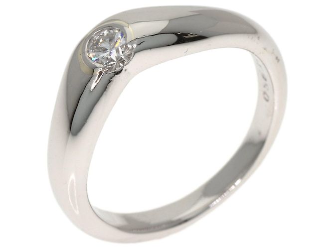Tiffany & Co. Ring mit gewölbtem Diamantband. - Ansicht 2