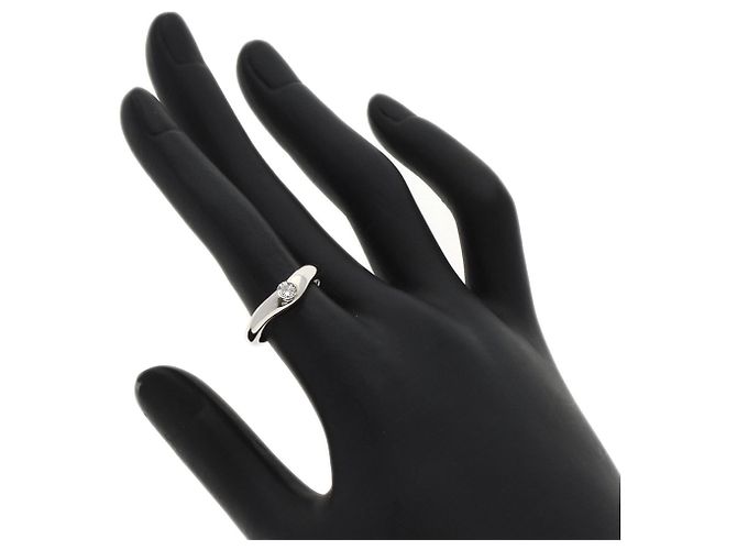 Tiffany & Co. Ring mit gewölbtem Diamantband. - Ansicht 5