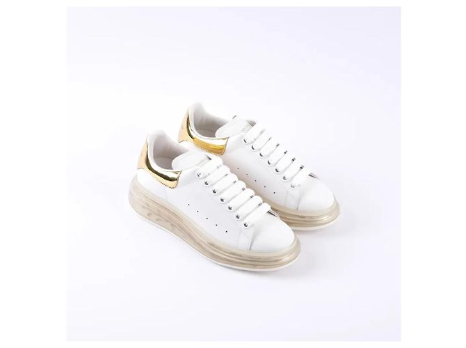 Alexander McQueen Oversize Sneaker weißes Leder - Ansicht 2