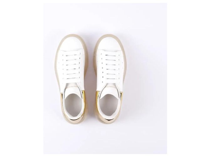 Alexander McQueen Oversize Sneaker weißes Leder - Ansicht 3
