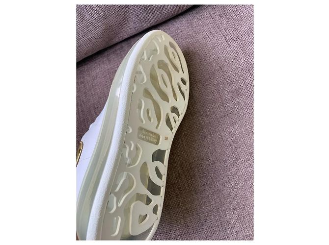 Alexander McQueen Oversize Sneaker weißes Leder - Ansicht 5
