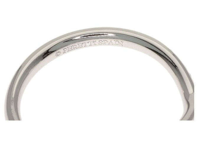 Tiffany & Co. Diamantring mit gebogenem Band aus Platin - Ansicht 6