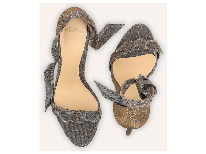 Sandali Alexandre Birman Clarita Argentati Metallizzati Argento - vista 3