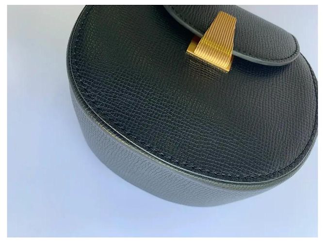 Borsa a cintura Bottega Veneta in pelle nera testurizzata - vista 5
