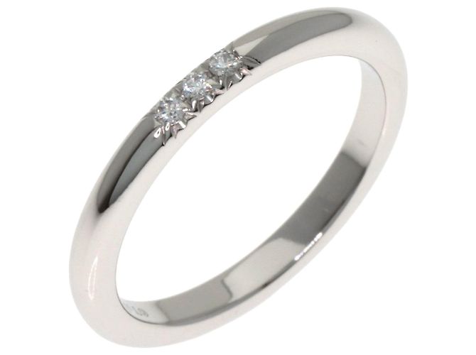 Platinring mit 3 Diamanten von Tiffany & Co. - Ansicht 2
