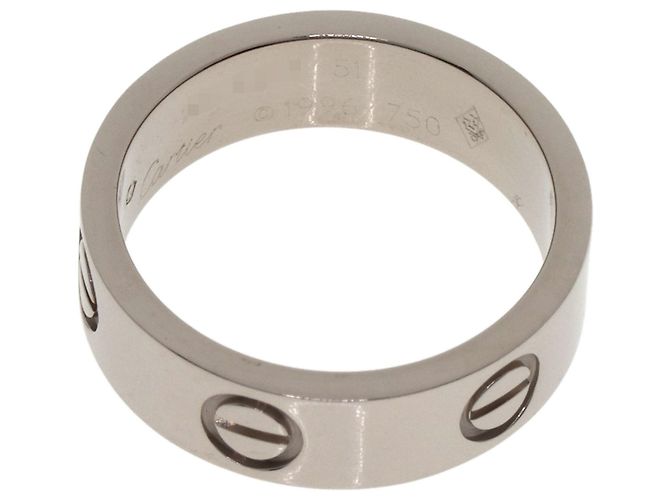 Anello Love Cartier in oro bianco 18K - vista 4