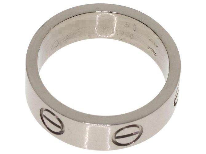 Anello Love Cartier in oro bianco 18K - vista 4