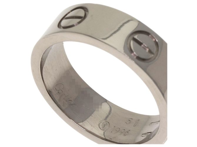 Anello Love Cartier in oro bianco 18K - vista 6