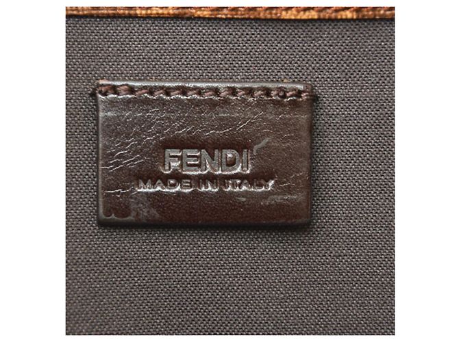 Fendi Zucca Lange Geldbörse Braun Beige - Ansicht 10