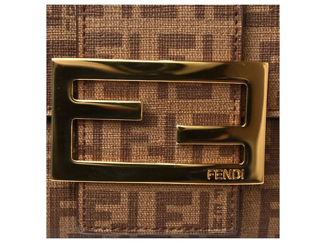 Fendi Zucca Lange Geldbörse Braun Beige - Ansicht 11