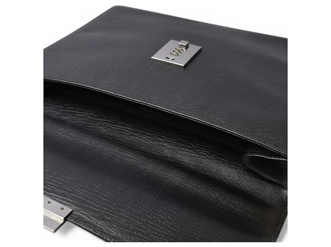 Borsa da lavoro in pelle nera Gucci Nero - vista 10