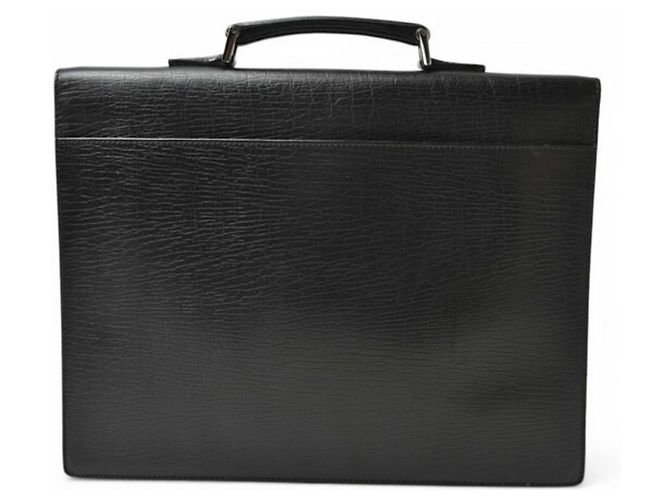 Borsa da lavoro in pelle nera Gucci Nero - vista 7