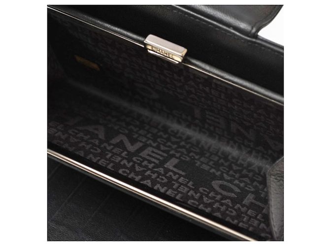 Chanel Langbörse aus Lammleder Schwarz - Ansicht 11
