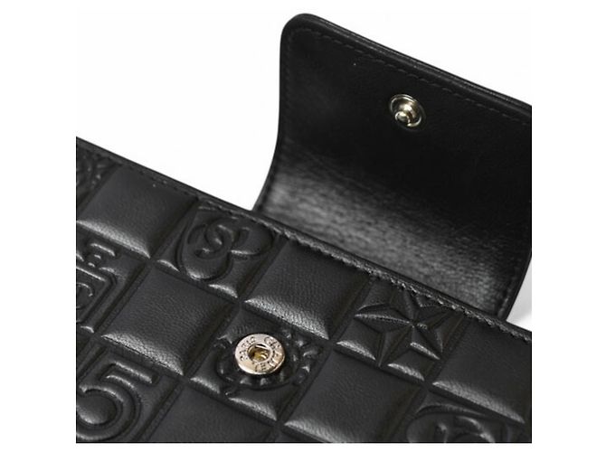 Chanel Langbörse aus Lammleder Schwarz - Ansicht 12