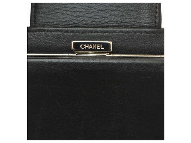 Chanel Langbörse aus Lammleder Schwarz - Ansicht 15