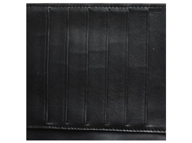 Chanel Langbörse aus Lammleder Schwarz - Ansicht 8
