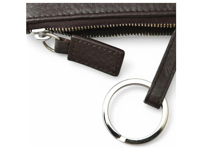 Monedero con llavero Christian Dior Castaño Beige - vista 6
