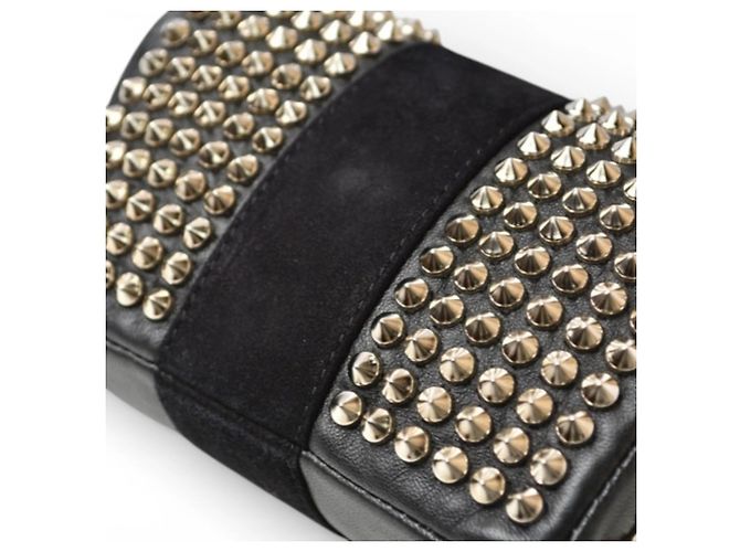 Borsa a Spalla Mini Chain Christian Louboutin Nero - vista 10