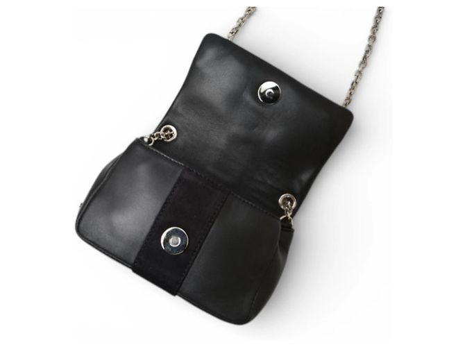 Borsa a Spalla Mini Chain Christian Louboutin Nero - vista 12