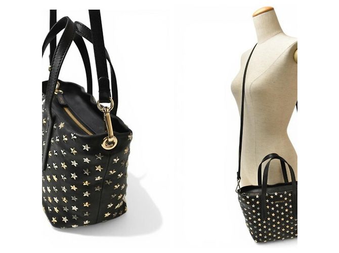 Borsa Mini Sara 2 in 1 Jimmy Choo Nero - vista 3