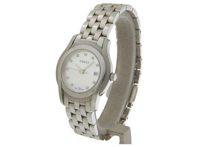 Gucci 5500L Edelstahl Quarz Analog Uhr - Ansicht 2