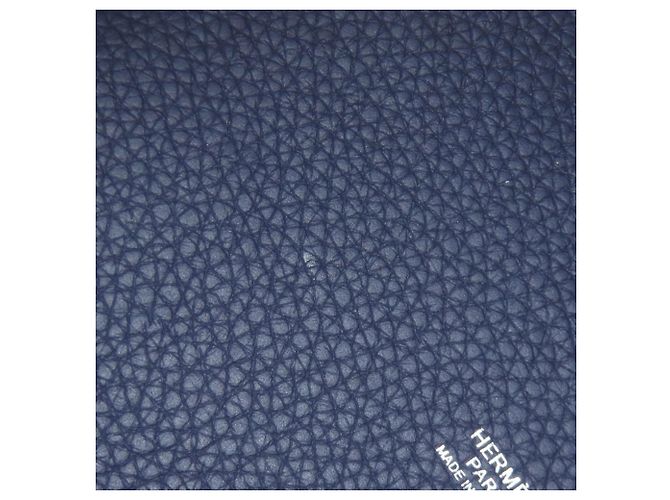 Hermès Picotin Lock MM Handtasche Marineblau - Ansicht 10