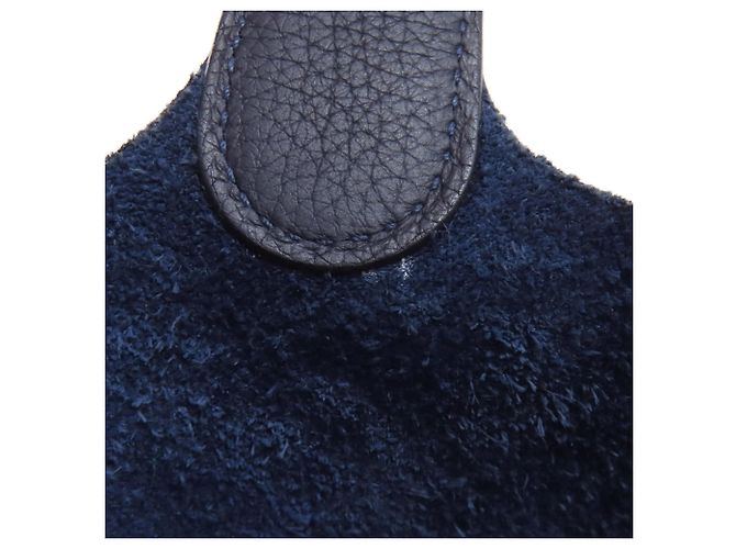 Hermès Picotin Lock MM Handtasche Marineblau - Ansicht 11
