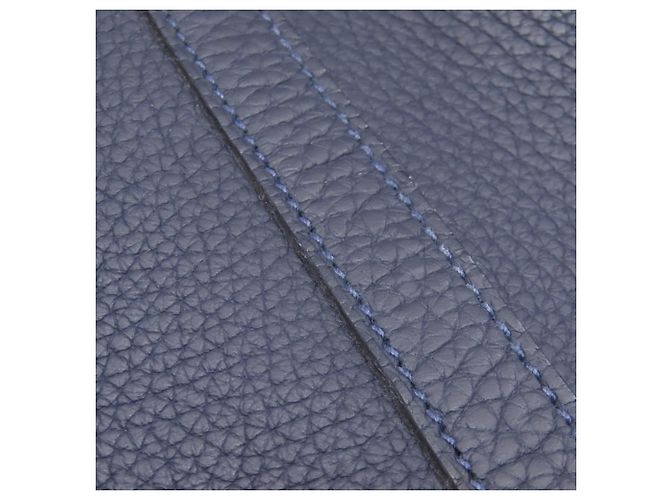 Hermès Picotin Lock MM Handtasche Marineblau - Ansicht 14