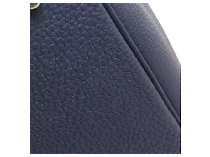 Hermès Picotin Lock MM Handtasche Marineblau - Ansicht 16