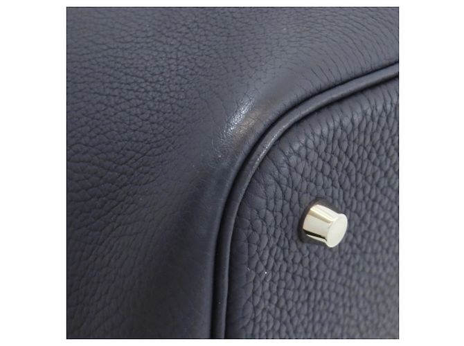 Hermès Picotin Lock MM Handtasche Marineblau - Ansicht 22