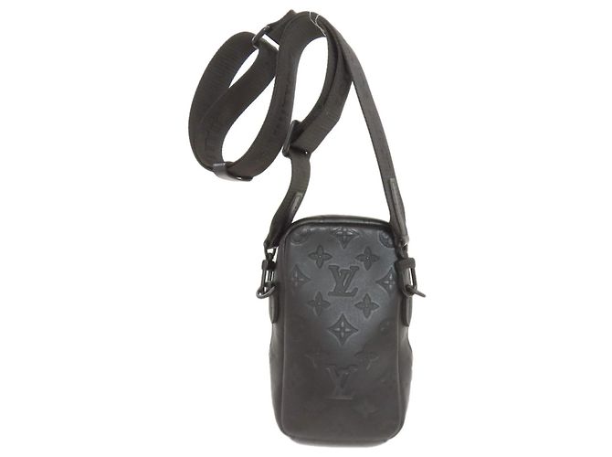 Borsa a Spalla Monogram Shadow Louis Vuitton Nero - vista 2