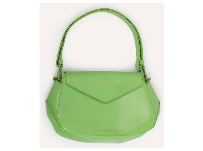 Borsa Bottega Veneta V Ring Verde in Pelle - vista 3
