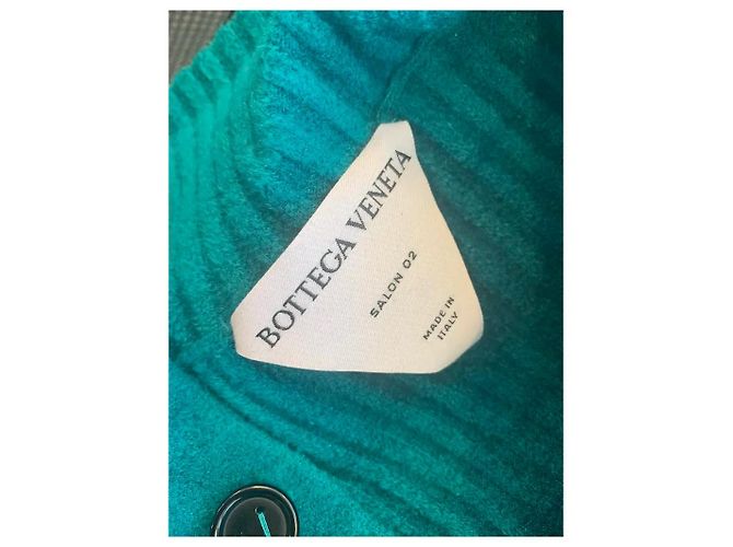 Bottega Veneta Strick-Midi-Kleid Blau - Ansicht 5