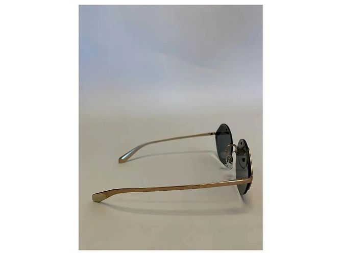 Bulgari 6089 Serpenti Mirrored Sunglasses Rose Gold Metal Golden - view 3