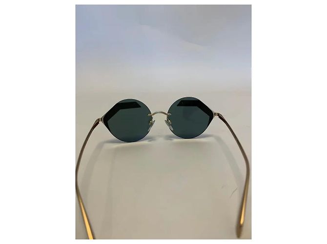 Bulgari 6089 Serpenti Mirrored Sunglasses Rose Gold Metal Golden - view 6