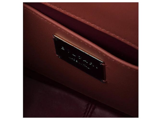 Borsa a mano Bulgari Diva in pelle rosa con borchie dorate - vista 4