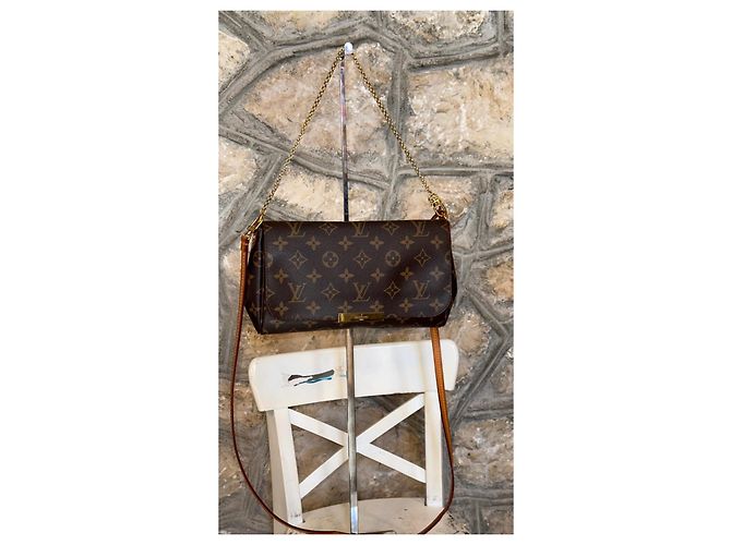 Borsa Louis Vuitton Monogram Favorite PM Marrone Monogramma - vista 2