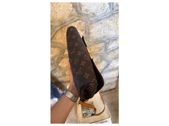 Borsa Louis Vuitton Monogram Favorite PM Marrone Monogramma - vista 7