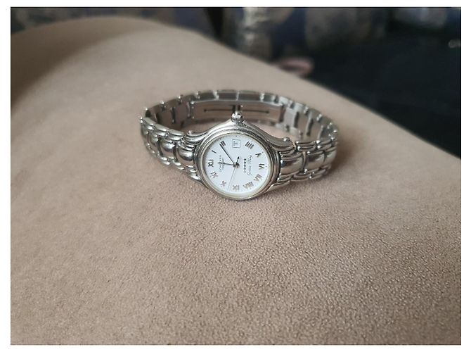 Longines-Uhr aus Edelstahl Silber - Ansicht 2
