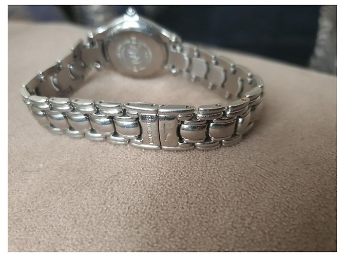Longines-Uhr aus Edelstahl Silber - Ansicht 7