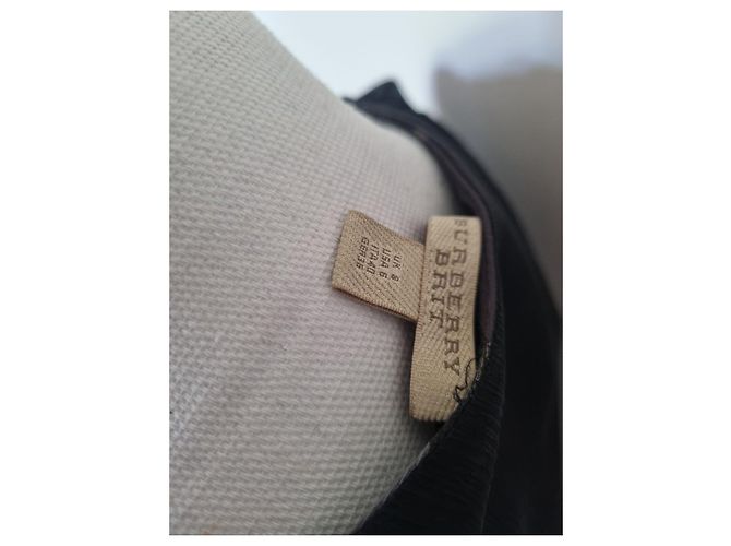 Langes schwarzes Kleid Burberry Brit - Ansicht 3