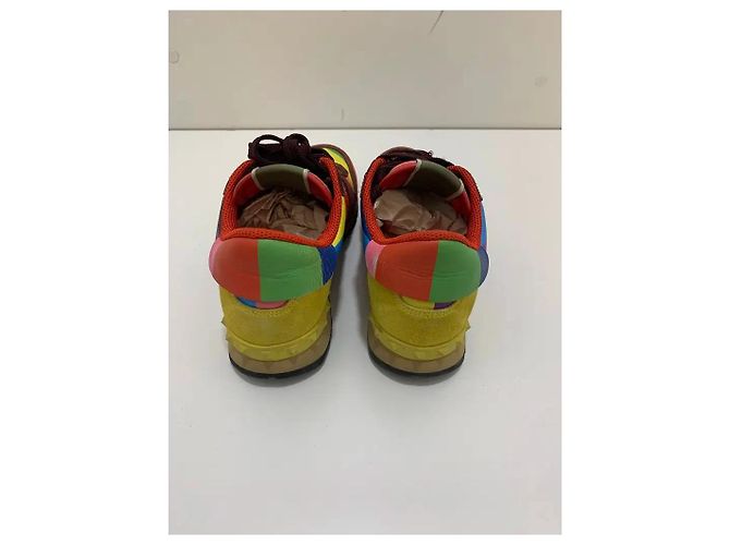 Sneakers Valentino Garavani Rockrunner multicolore in pelle - vista 5