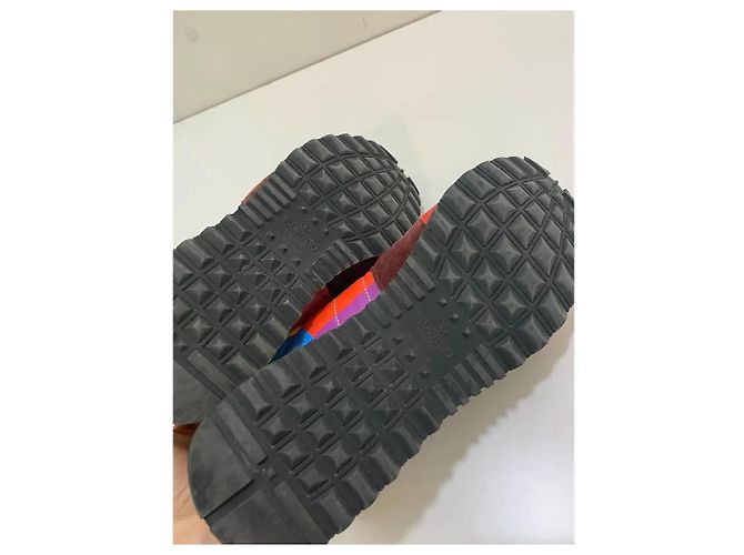 Sneakers Valentino Garavani Rockrunner multicolore in pelle - vista 9